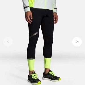 Brooks Men’s Carbonite Reflective Night Running Tight Pant M-346 Sz L